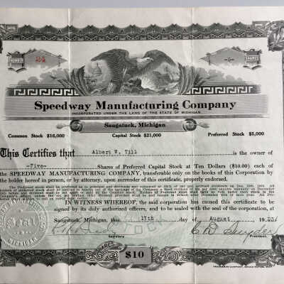 Stock Certificate