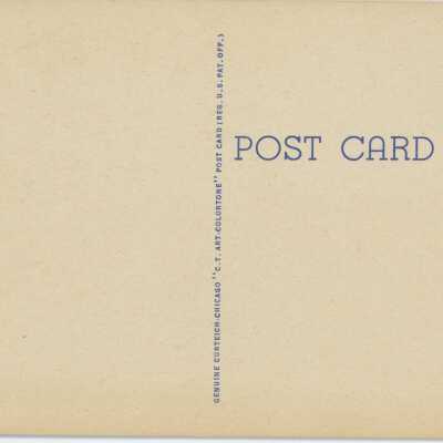 No. 5 Green, Saugatuck Country Club Postcard Reverse