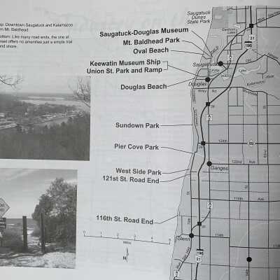Sample entry and map, Saugatuck