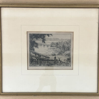 Print as it was framed when it was received.