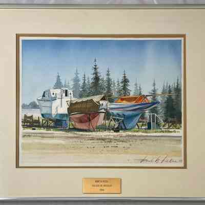 Boat Yard by Bert N. Petri