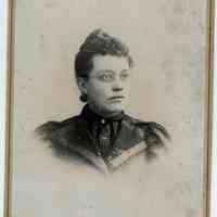          HH-MrsJohnBowers-neeBlackman.jpg 1.8MB; Married Thurs. Oct. 25, 1894 to John Bowers, Miss Blackman by school teacher. Photo by Stevens, Chicago, McVickers Theatre Building.
   