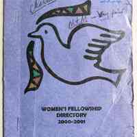          Women's Fellowship Directory 2000-2002, First Congregational Church cover
   