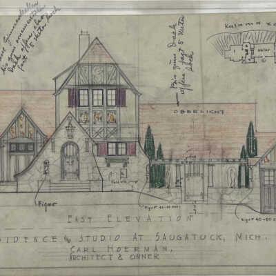 Residence And Studio At Saugatuck, Mich. (Hoerman)