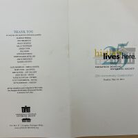 History Lives Here - SDHS 25th Anniversary Celebration