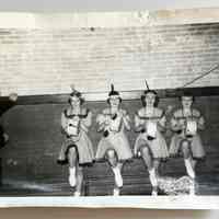 Cheer squad in costume