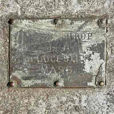 Boilerplate on lid - Gloucester, Mass.