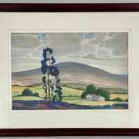 Landscape with cottage