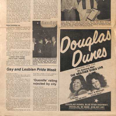 Advertisement for the Weather Girls at Douglas Dunes(39)