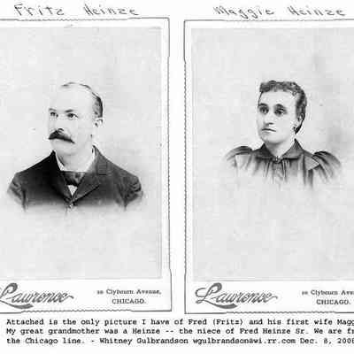 Heinze Fritz n Maggie copy.jpg 199KB: Fred Heinze circa 1900