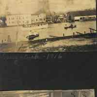          MF-SA-0042.JPG; Tourist Home, boats on river, Skating Rink, Mrs Morris 1916
   