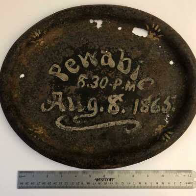 Pewabic Tin Platter