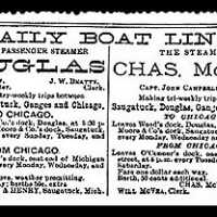          Daily boat service to & from Chicago; BoatClip
   