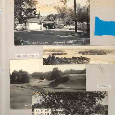 FerryStoreca1949.jpg 1.2MB: Ferry store, 1947-1951, Mt. Baldhead Hotel, yacht