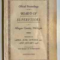 Offical Proceedings of the Allegan County Board of Supervisors