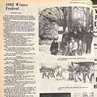         Article about the 1982 Winter festival from the Commercial Record, 4 Feb 1982
   