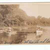          HH-MtBaldheadLanding-1898.jpg 1.8MB; 1898 Saugatuck Mt. Baldhead Landing with canopied launch
   