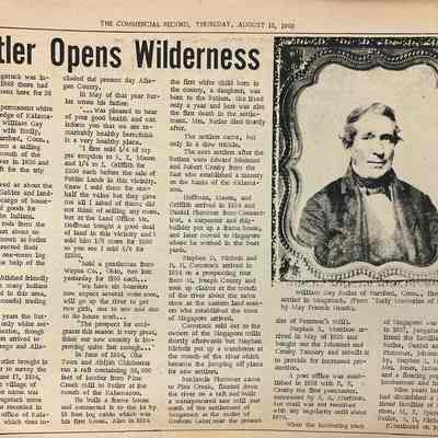 Article about Butler's life from 15 Aug 1968 Commercial Record, part 1