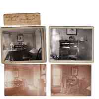          HH-CEHoutcampDesk-Nov12-Dec1-1895.jpg 4.3MB; Looking South, Nov. 12, 1895, Charles Houtkamp to (or and) Ada Hames. Photo of a young man seated at a desk inside a home.
   