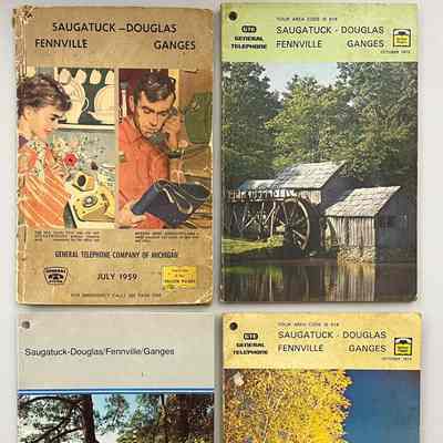 Telephone Directories 1959, '73, '74, '80