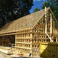          framng the boat barn
   