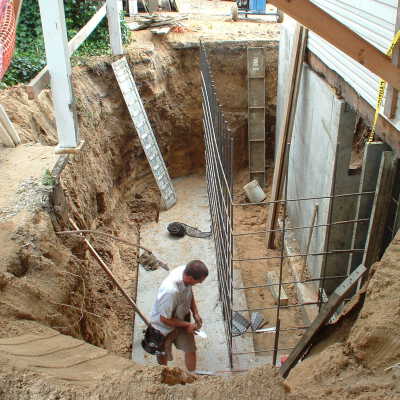 basement stairs