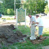          Flagpole installation
   
