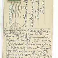          HH-0022-PostCardFromMayHeath1946-bk.JPG 645KB; 1946 postcard from May Heath to Ada (Hames) Houtkamp in Florida. 