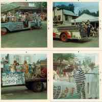          94-1-13B_Saug._Centennial_Parade.jpg 1MB; Battle Creek Musical Mopetts, Community Cleaners convict Bob Rea outside the Rexall Drugs guarded by Erv Diepenhorst
   
