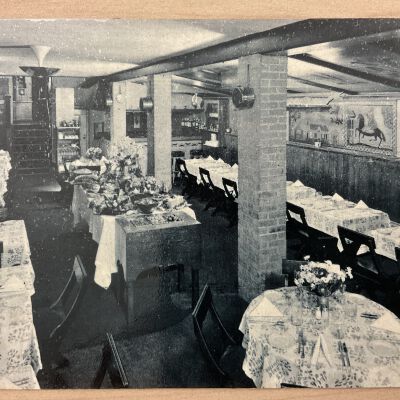 “A Bit of Sweden” - Postcard: Restaurant in Chicago