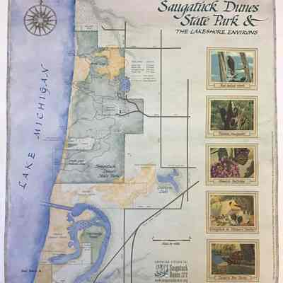 Saugatuck Dunes State Park Map