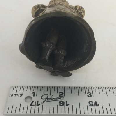 Interior view of bell. Inscription in the interior reads: Valleau 400 68/1000.
