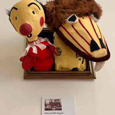 Puppets on display in the Century of Progress exhibit 2020-2024