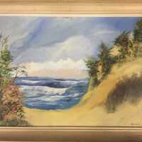 Lake Michigan and Dune by May (Francis) Heath