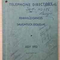 Telephone Directory 1952