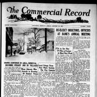          Commerical Record, Jan. 19, 1962 coverage of snow
   