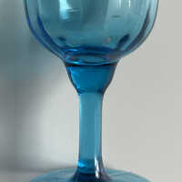          Blue glass goblet picture number 1
   