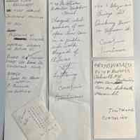          B. Pages from police officer's notebooks; Officers Consolino and Troutman
   