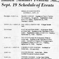          Ad from Sept. 19, 1981 Indian Summer Festival
   