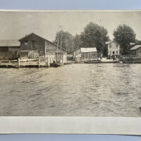 Cook Boat House and Ferry Landing c.1890