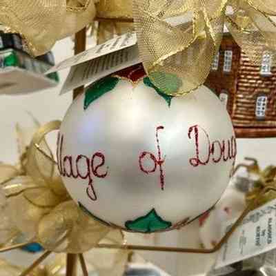 Village of Douglas ball with pointsettas