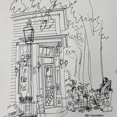 Ron Crawford drawings