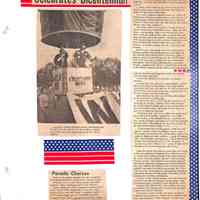          Saugatuck Village President James Christenson, Hot Air Balloon, Parade
   