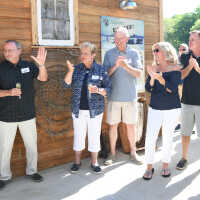          Dave Demerest, Marilyn and Lou Hebert, Lauren Stanton, John Sharar
   