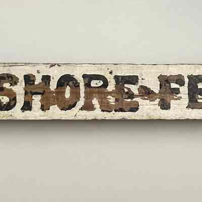 West Shore Ferry sign