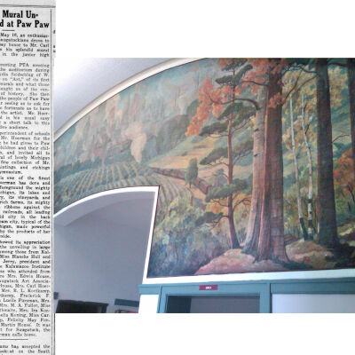 Commercial Record May 25, 1934: cr1934052501HoermanMuralAtPawPaw.jpg