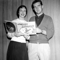 Jim Unwin and Sandy Sleighfoot 1957