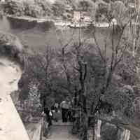 Stairs up Mt. Baldhead