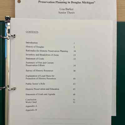Building by the Lakeshore: Preservation Planning in Douglas, MI