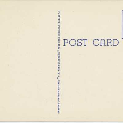 Largest Dance Pavilion in Michigan Postcard Reverse